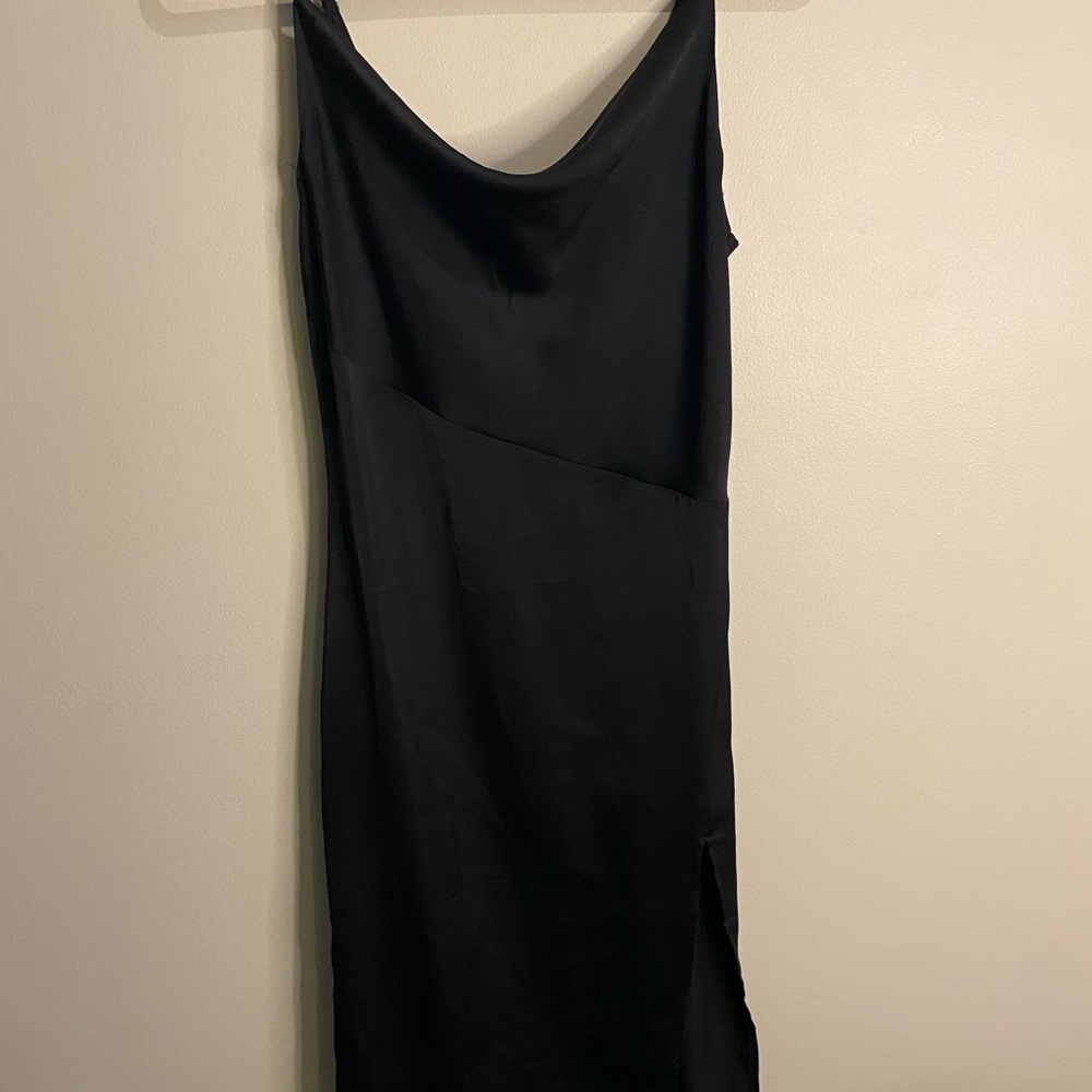 Elegant Black Slip Dress